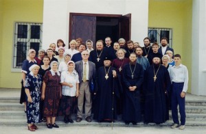В ППЦ после освящения престола, 19 сентября 2000 года
